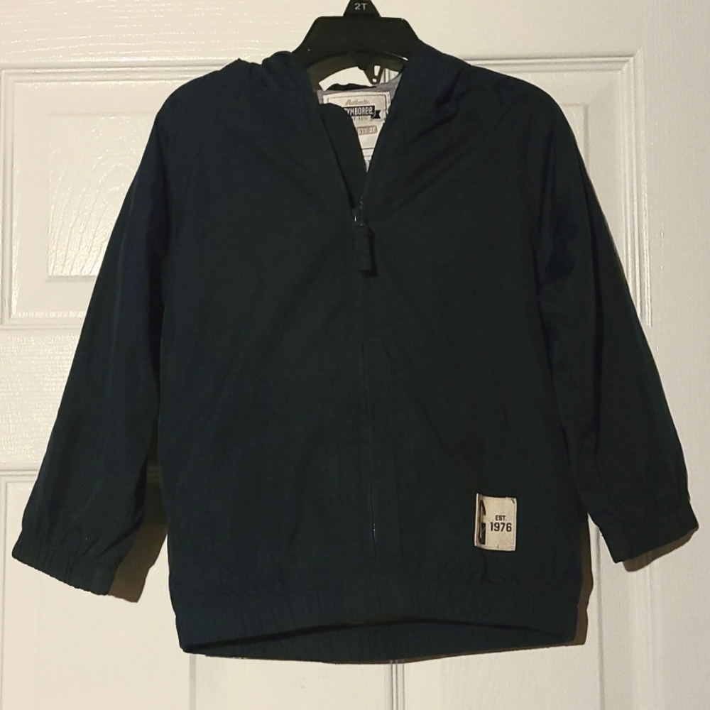 Hooded windbreaker- size 2T/3T